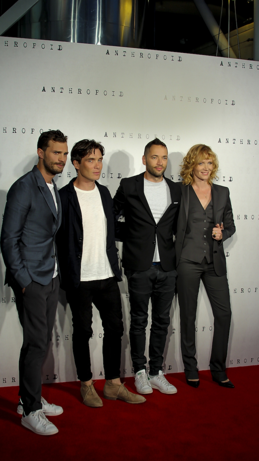 Aňa Geislerová na londýnské premiéře filmu Anthropoid