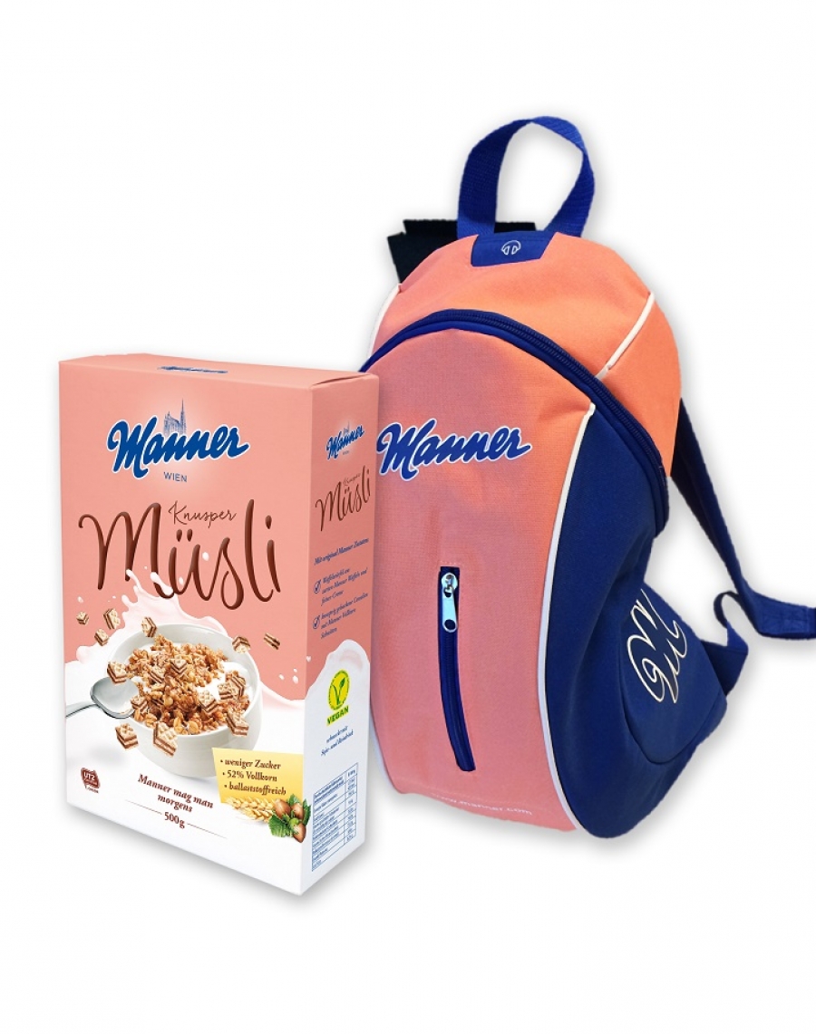 Nové Manner křupavé Müsli  &  S chutí do nového dne