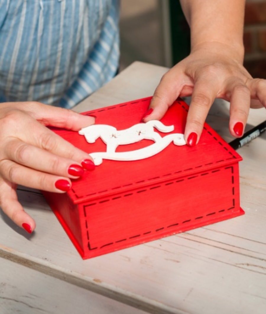 Vánoční dekorace– originální dřevěné krabičky na dárky