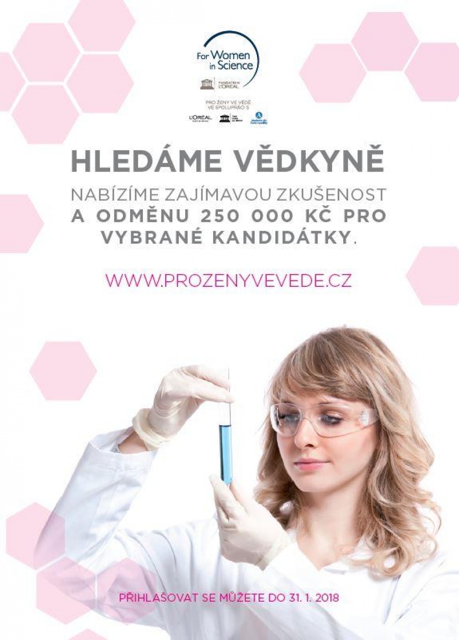 Startuje 12. ročník L´Oréal UNESCO Pro ženy ve vědě