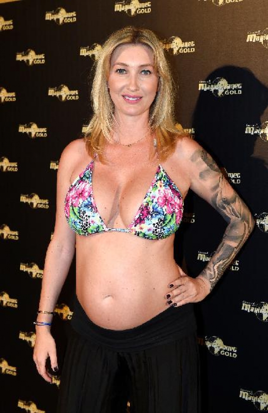 Těhotná Mesarošová předváděla plavky