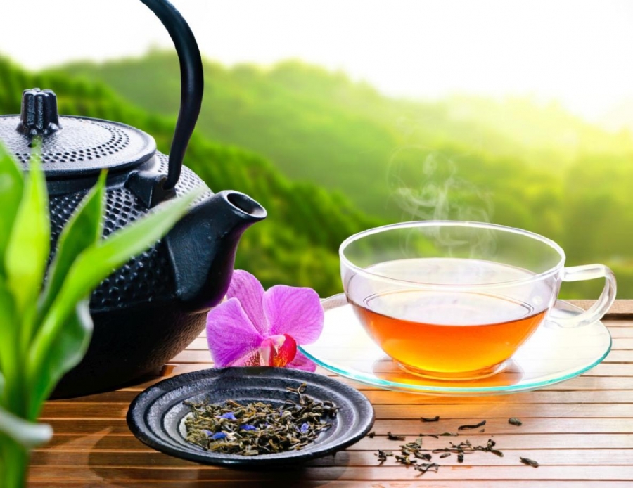 Velikonoční očista se zeleným čajem