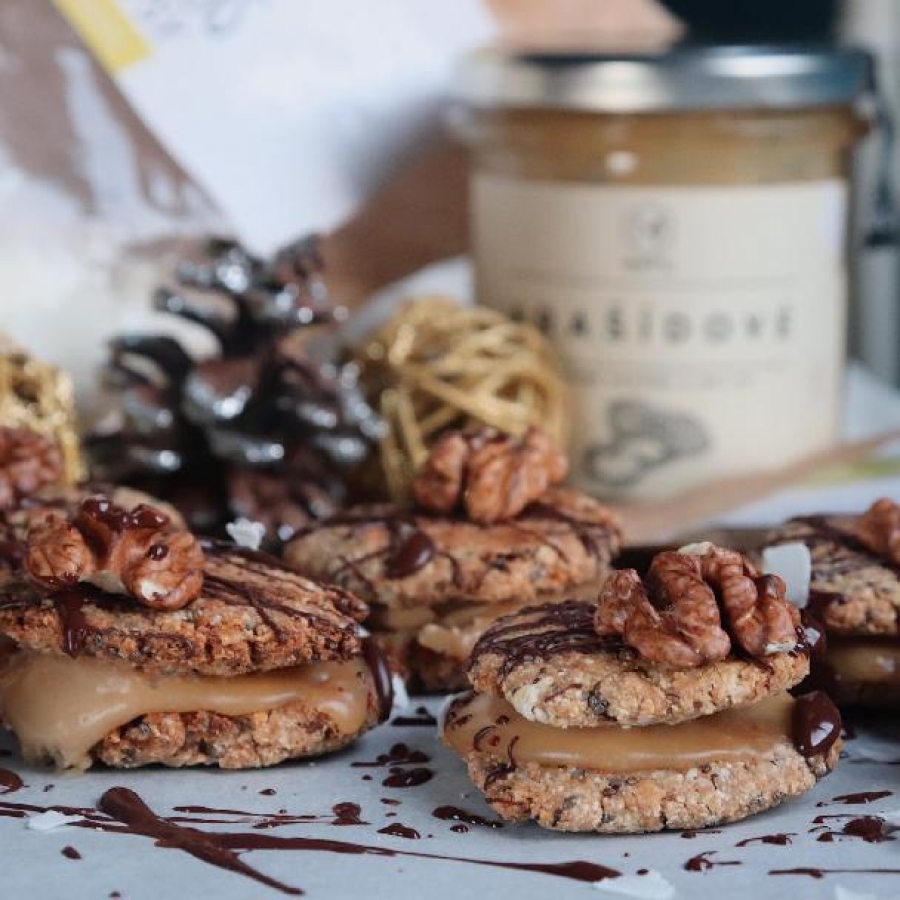 Vánoční cukroví bez cukru a mouky