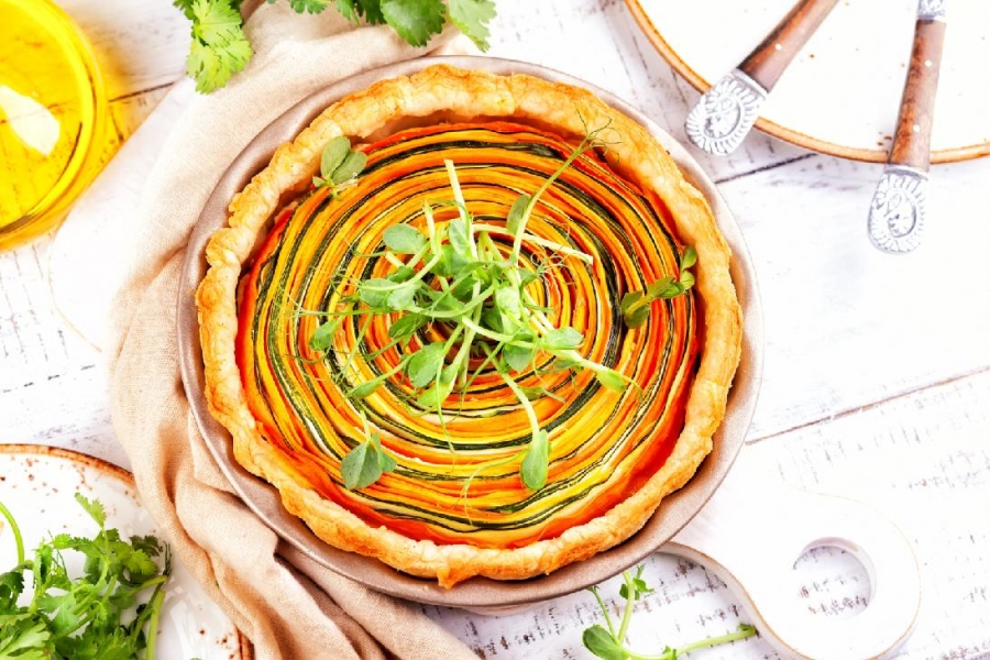 Cuketa a spirálový dort