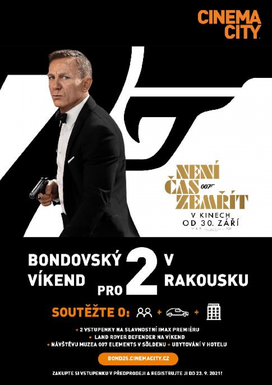 Není čas zemřít, je čas vyhrát bondovský víkend v Rakousku