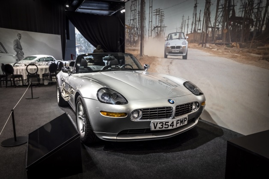 Výstava Bond in Motion: ikonická vozidla slavného agenta k vidění v Praze