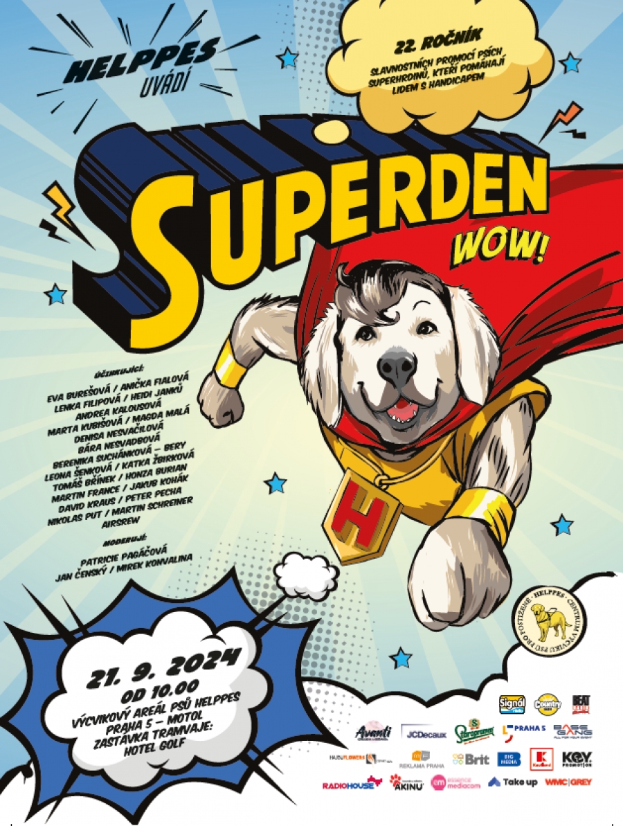 Pojďte s námi vzdát hold psím superhrdinů