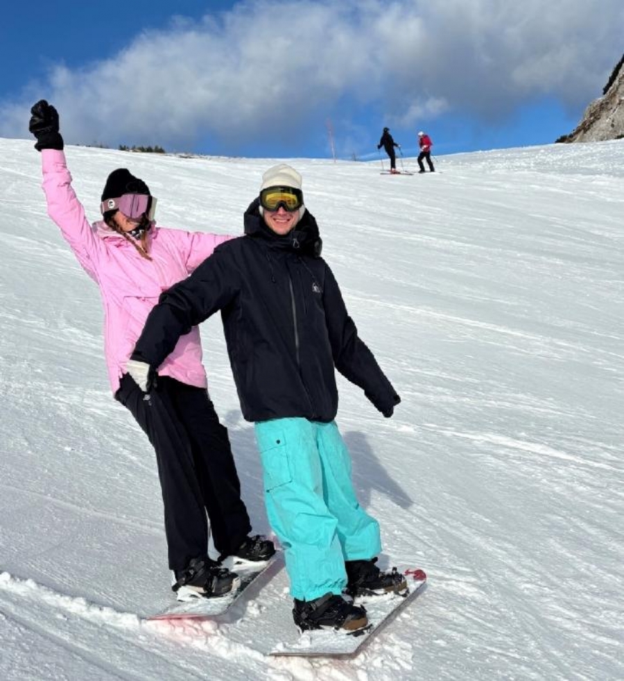 Sebastian a Andrea Bezděková otevírala zimní sezónu v korutanském středisku Nassfeld