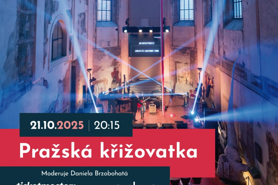 Pozvánka na koncert pro pacienty ALS tradičně do Pražské křižovatky 21.10.