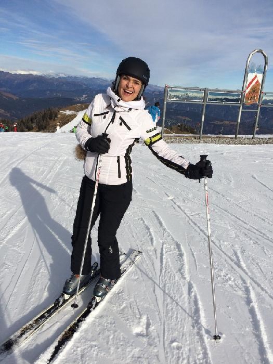 S kým trávila Mahulena zimní dovolenou?